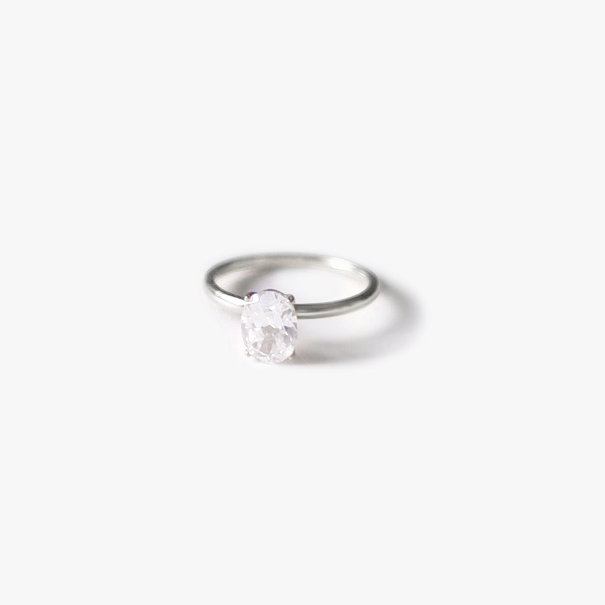 The Dream Moissanite Ring in Solid Gold