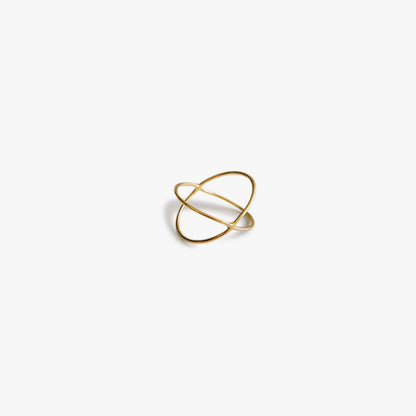 The Xo Ring in Solid Gold